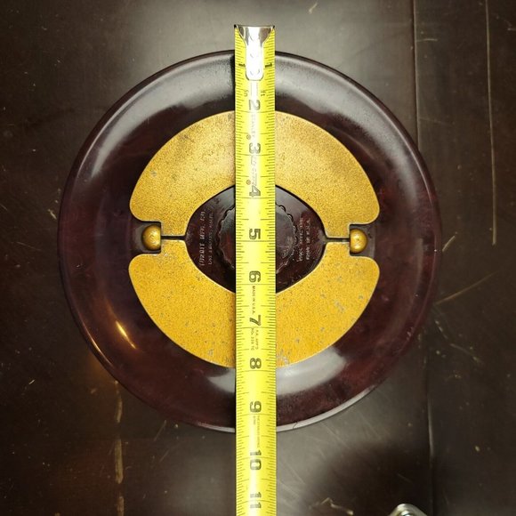 Vintage TURNIT MFG CO Poker Chip & Cards Caddy 1950s Marbled Bakelite with Chips - Picture 15 of 15